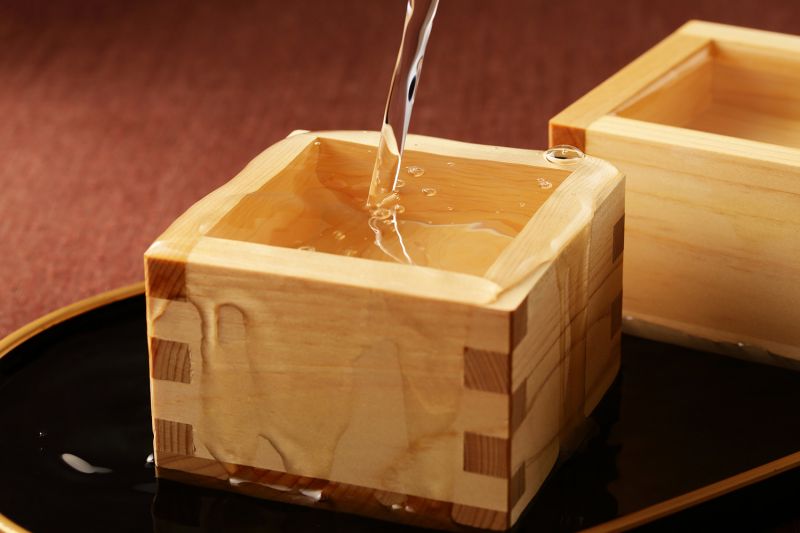 Hộp gỗ vuông Masu